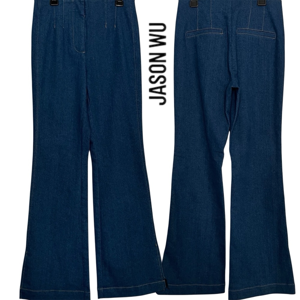 Jason Wu Denim Flare Wide Leg Trouser Jeans